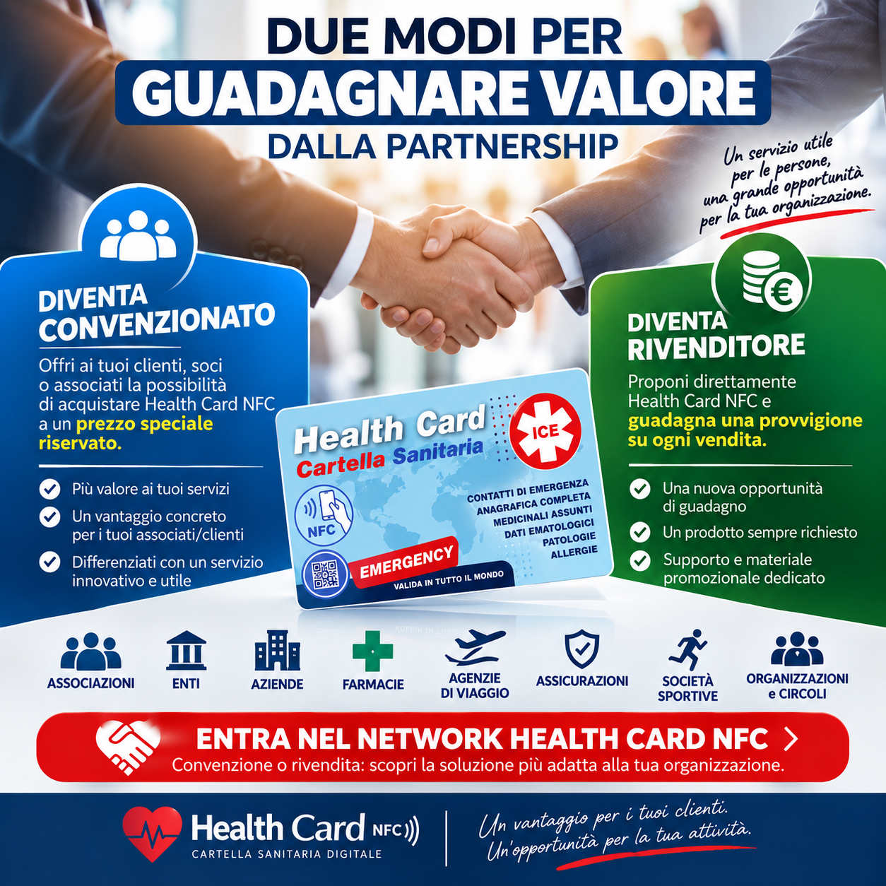 Guadagna con Health Card NFC Guadagna con Health Card NFC